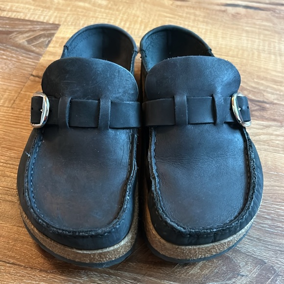 Birkenstock Buckley Black Leather Clogs. Size 36. - Picture 3 of 6